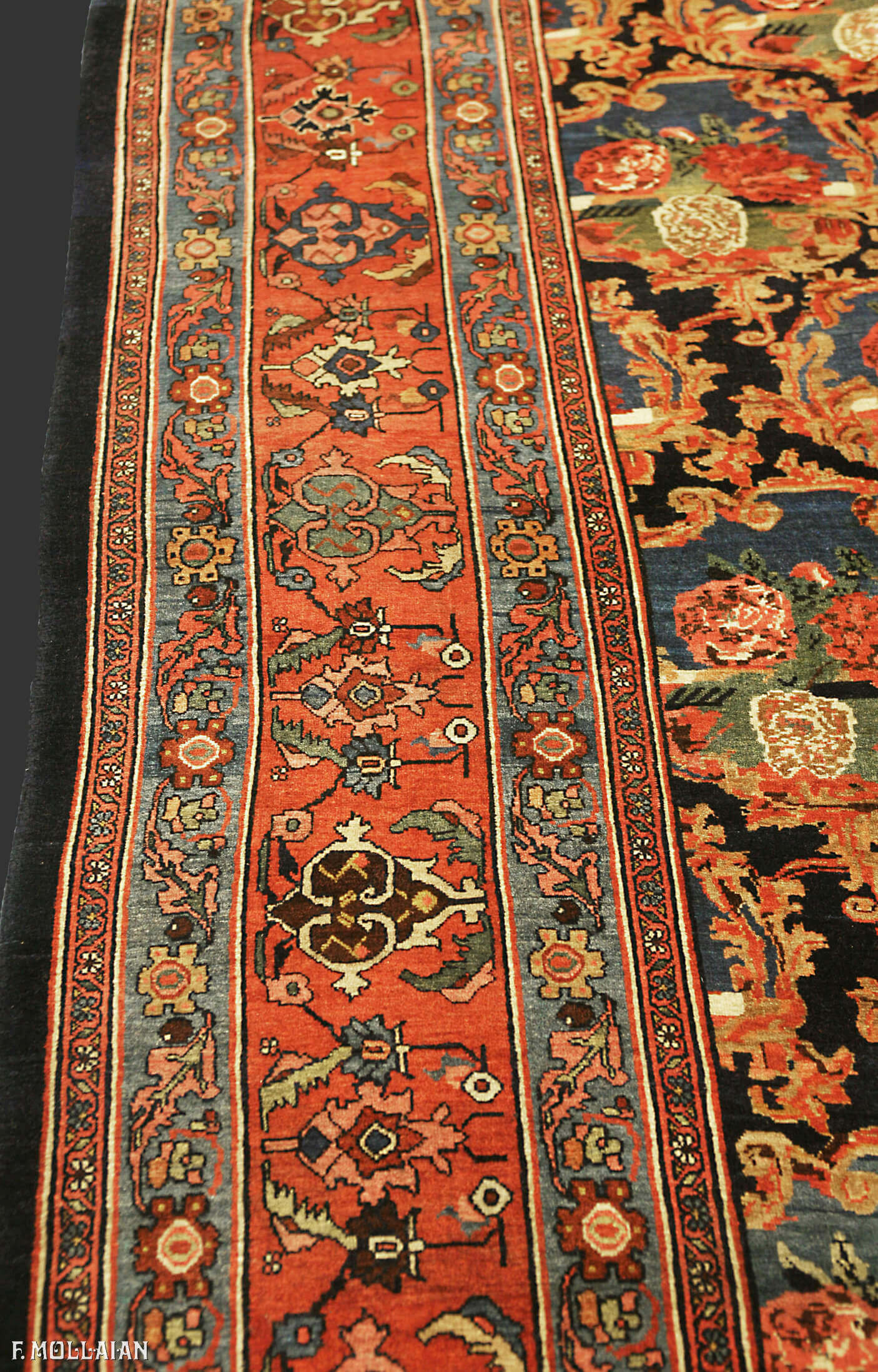 Very Large Antique Persian Bijar (Bidjar) Carpet n°:53610868
